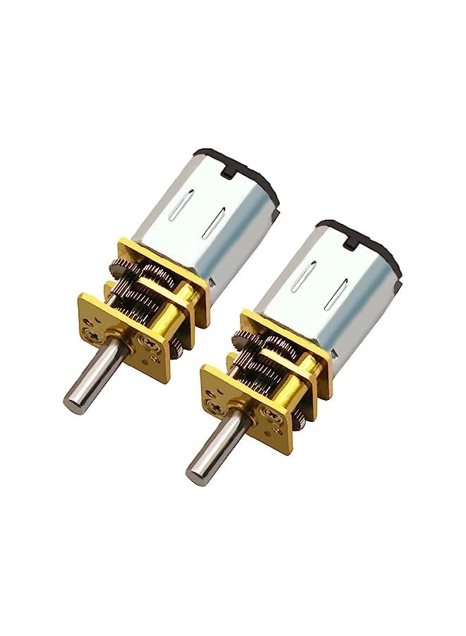 Micro DC Geared Electric Motor, 2 Pcs DC 3V 30RPM, GA12-N20 Mini Deceleration Gear Reduction Motors, for RC Car, Robot Model, DIY Engine Toys - Image 1